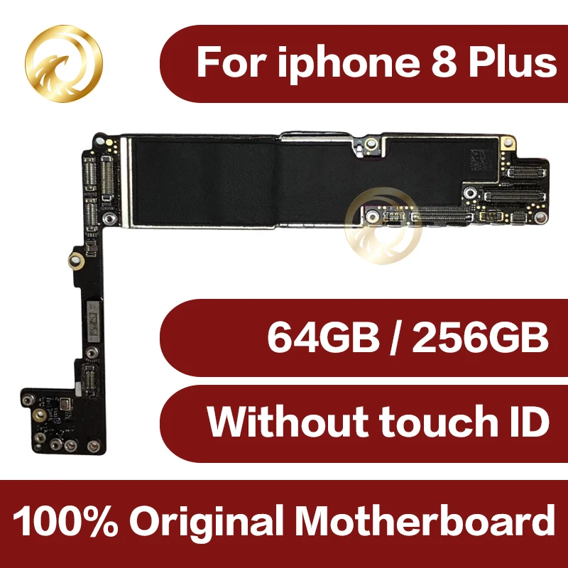 100% протестированная материнская плата 64 Гб/256 ГБ для iPhone 8 Plus оригинальная