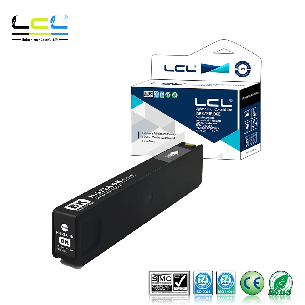 Тонер картридж LCL 972A F6T80AN L0R86AN L0R89AN L0R92AN (1 упаковка) совместимый с HP PageWide 352dw 377dw Pro
