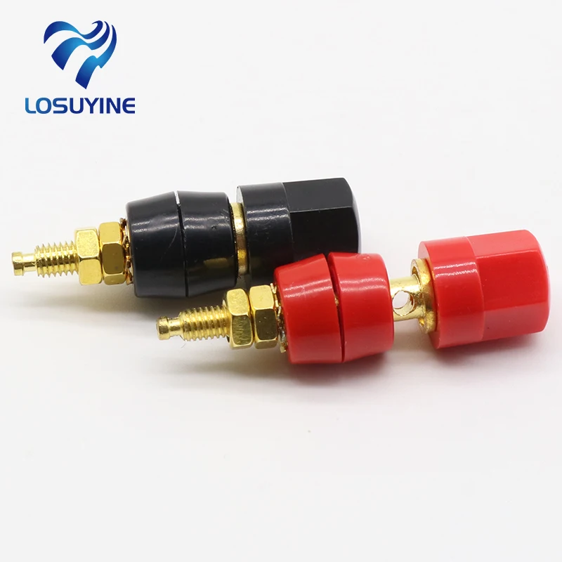 

LOSUYINE Banana plugs, черные + красные