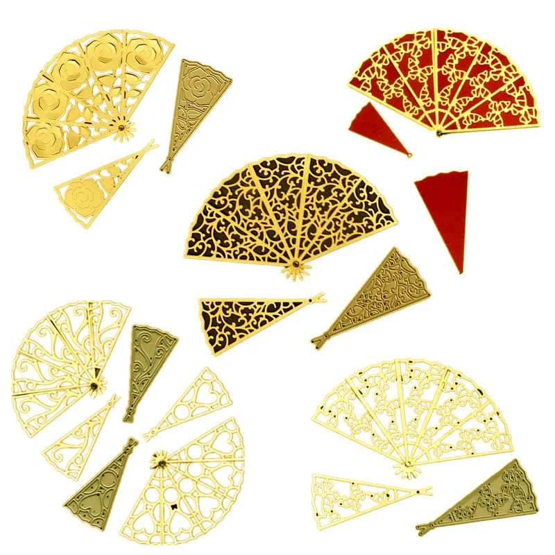 

Exquisite Folding Fans Metal Cutting Dies New 2019 For DIY Scrapbooking Embossing Paper Cards Making Decorative Crafts Supplies