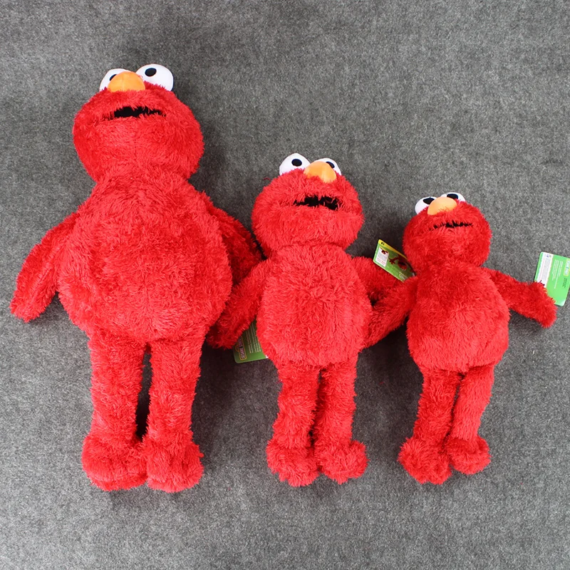Мягкая Плюшевая Кукла Elmo красного цвета из мультфильма Улица Сезам 35/40/55 см|red
