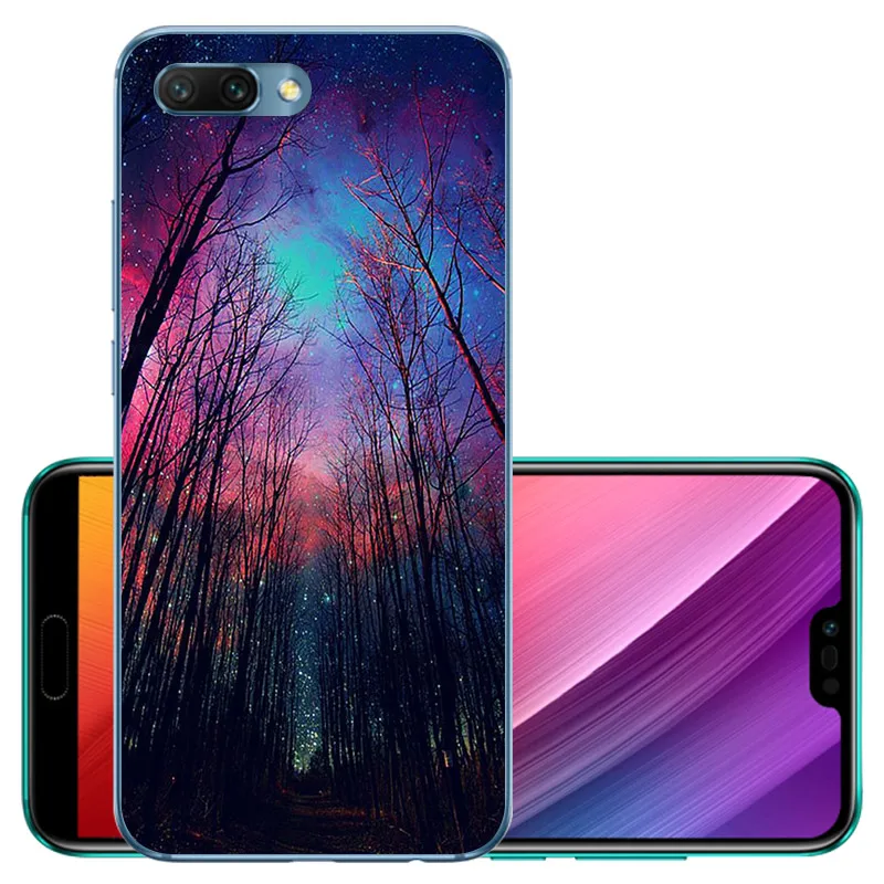 CROWNPRO Funda для huawei Honor 10 чехол s Силиконовый ТПУ для Honor10 5,8" мягкая задняя крышка прозрачный для huawei Honor 10 чехол для телефона TPU - Цвет: XKL