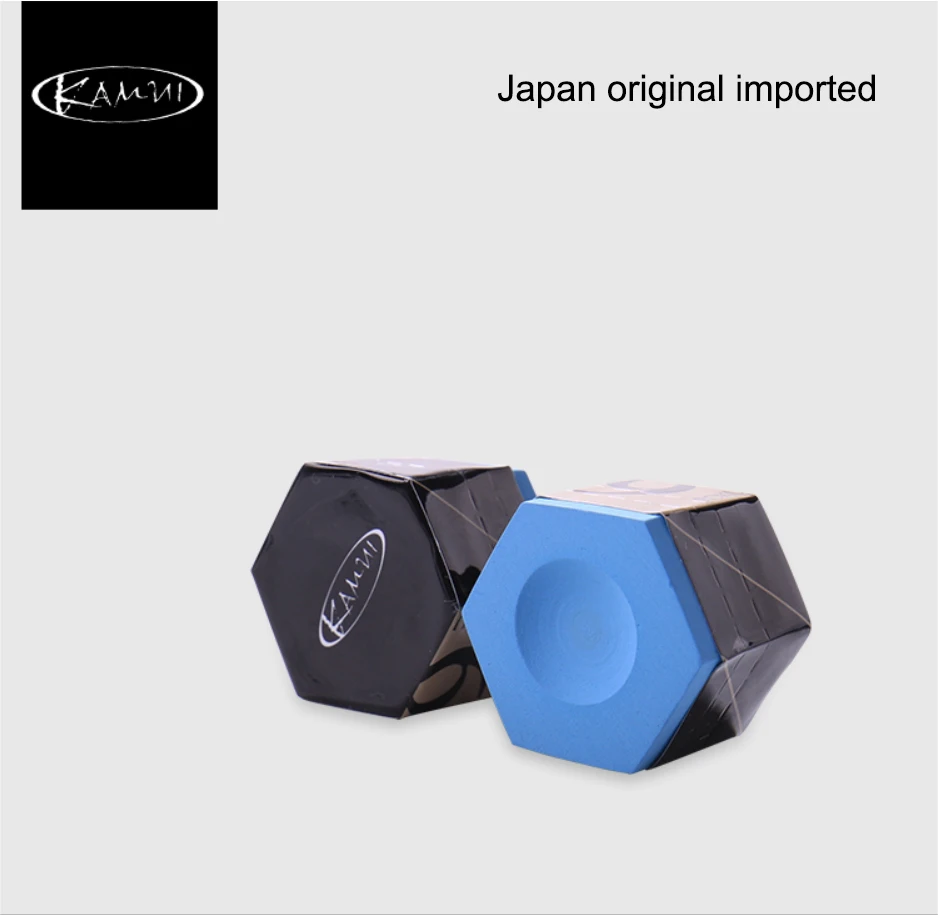 KAMUI Billiards Chalk Bar Blue Pool Cue Professional Tacos De Billar Chalk Billiar Accessories Supplies Stick Kit Chalk Japan