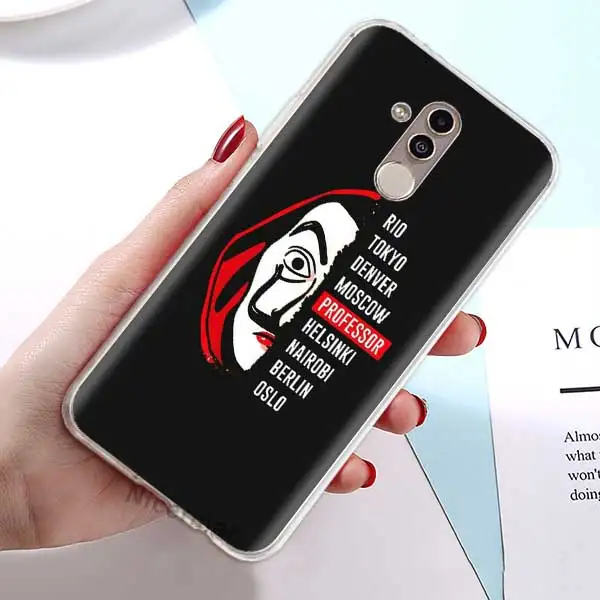 10 ТПУ силиконовый чехол для huawei P30 P20 Pro P10 P9 Lite mate 10 20 Lite 20 10 Pro Чехол из фильма La Casa De Papel мягкий прозрачный чехол - Цвет: 10