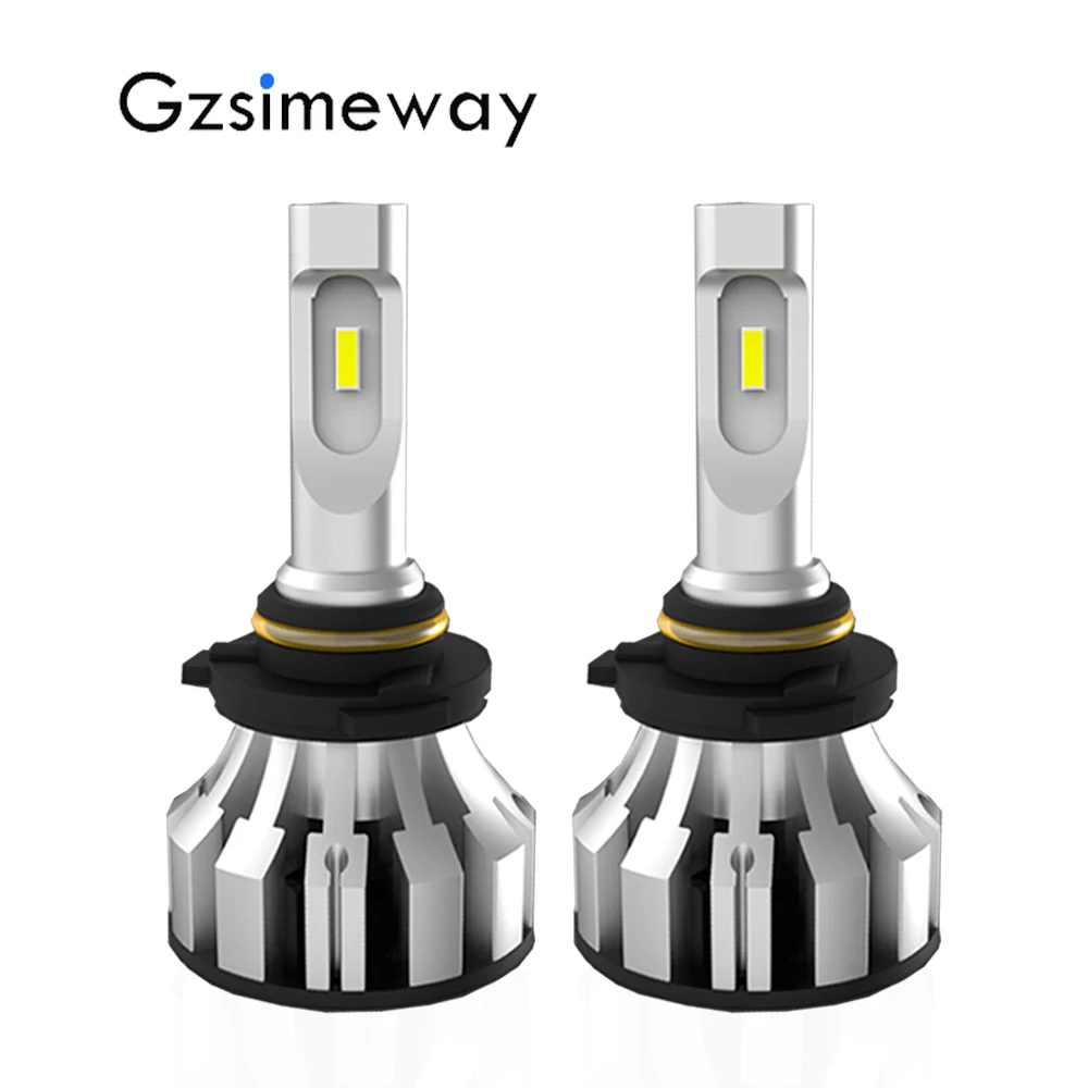 Автомобильный турбо led H11 H4 H7 фара H8 h9 Hb3 9005 9012 h27W D2S H3 HB4 881 противотуманная авто