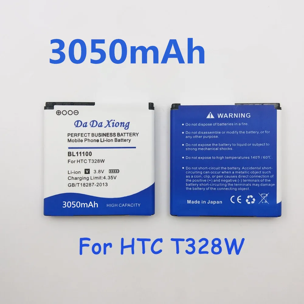 Аккумулятор 3050 мАч BL11100 BG58100 BG86100 для HTC Desire V/VC/VT T328w T328d T328t Sensation XE Z710E G14 G17 EVO 3D X515d