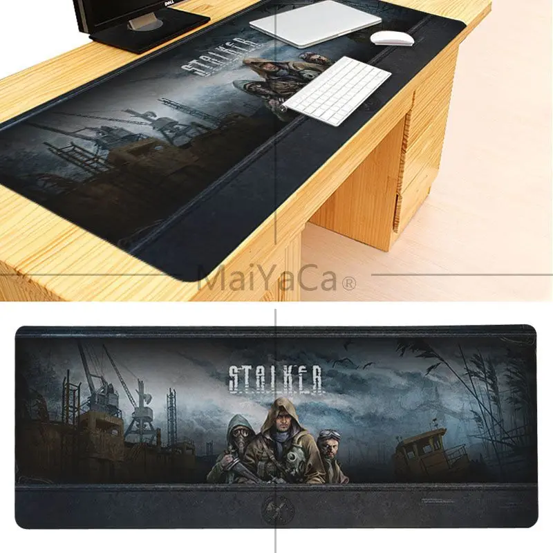Lock Edge 40x80cm MaiYaCa пользовательские кожи Сталкер обои для ноутбука игровой мыши коврик для мыши клавиатуры Настольный коврик компьютерная игра планшет игровой для Dota 2 - Цвет: Lock Edge 40x80cm