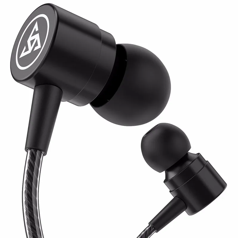 Mobile phone universal wired metal in-ear headphones subwoofer with microphone adjustable volume portable headset wire control w |