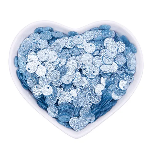 Light blue 1850 шт блестящая пудра блестки ПВХ Плоская Круглая свободная тесьма с пайетками для шитья свадьбы ремесло Женская одежда Аксессуары Lentejuelas - Цвет: Light blue