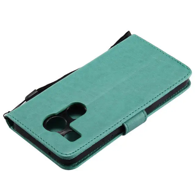 Для Coque LG Nexus 5X чехол кошка и дерева тиснением Флип Бумажник Стенд держатель карты