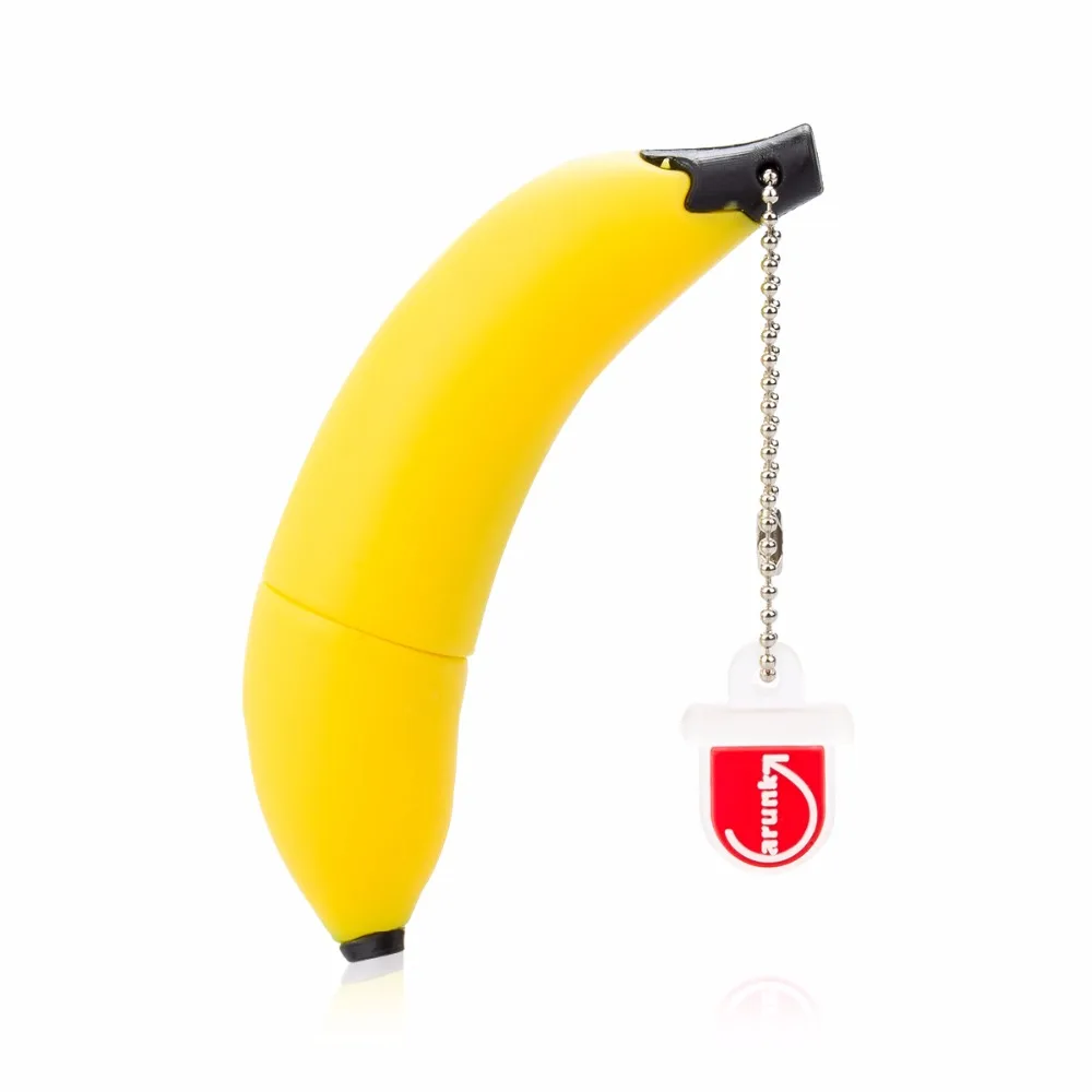 Силиконовый флеш-накопитель banana 4 Гб u диск 8 ГБ Флешка 16 32 64 фруктовый usb