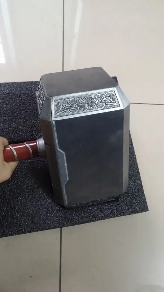 1:1 масштаб цельнометаллический Молот Тора Мьёльнир 1/1 Реплика изготовленная на