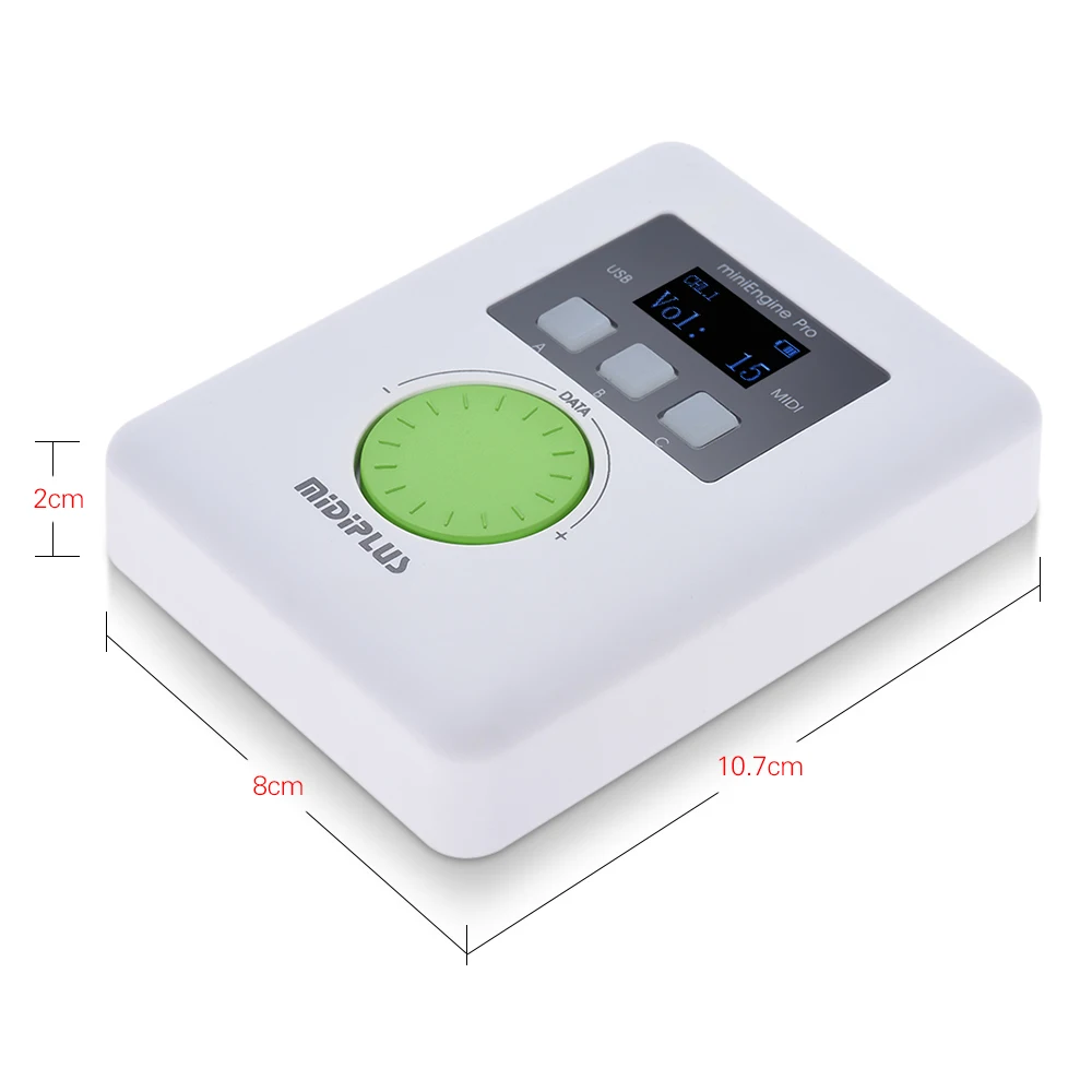 Внешний USB звуковой модуль MIDIPLUS miniEngine Pro встроенная перезаряжаемая литиевая