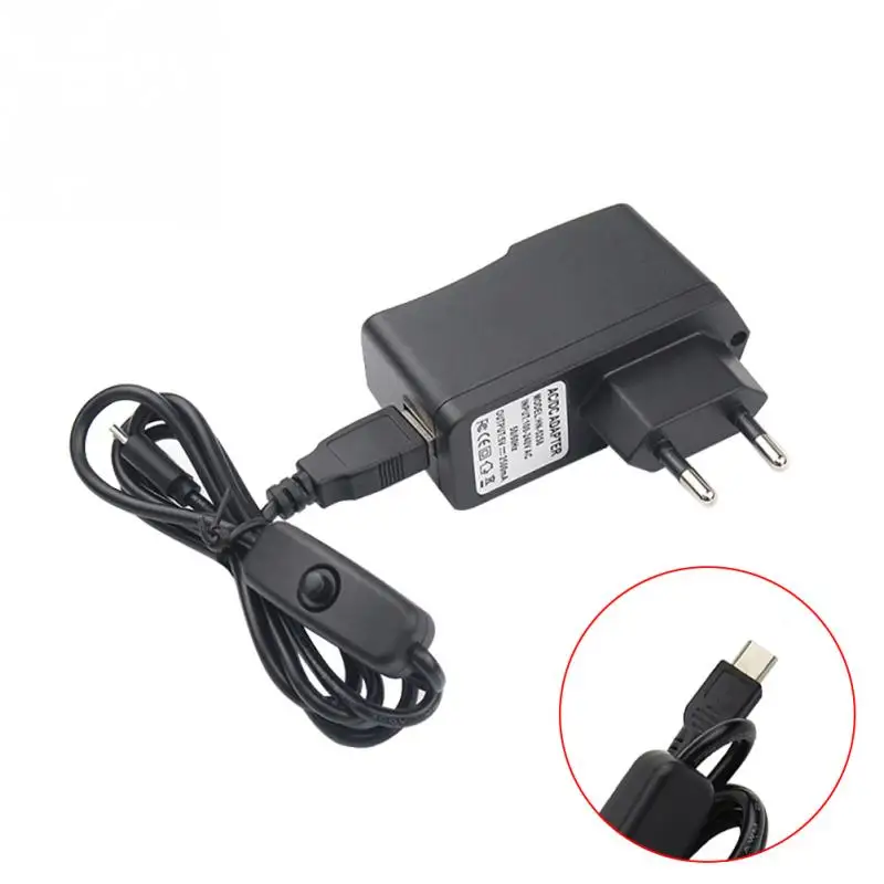 Power Charging Adapters For Raspberry Pi 3 US/EU/UK/AU Plug Supply Adapter Charger 5V 2.5A Microcomputer Parts | Электроника