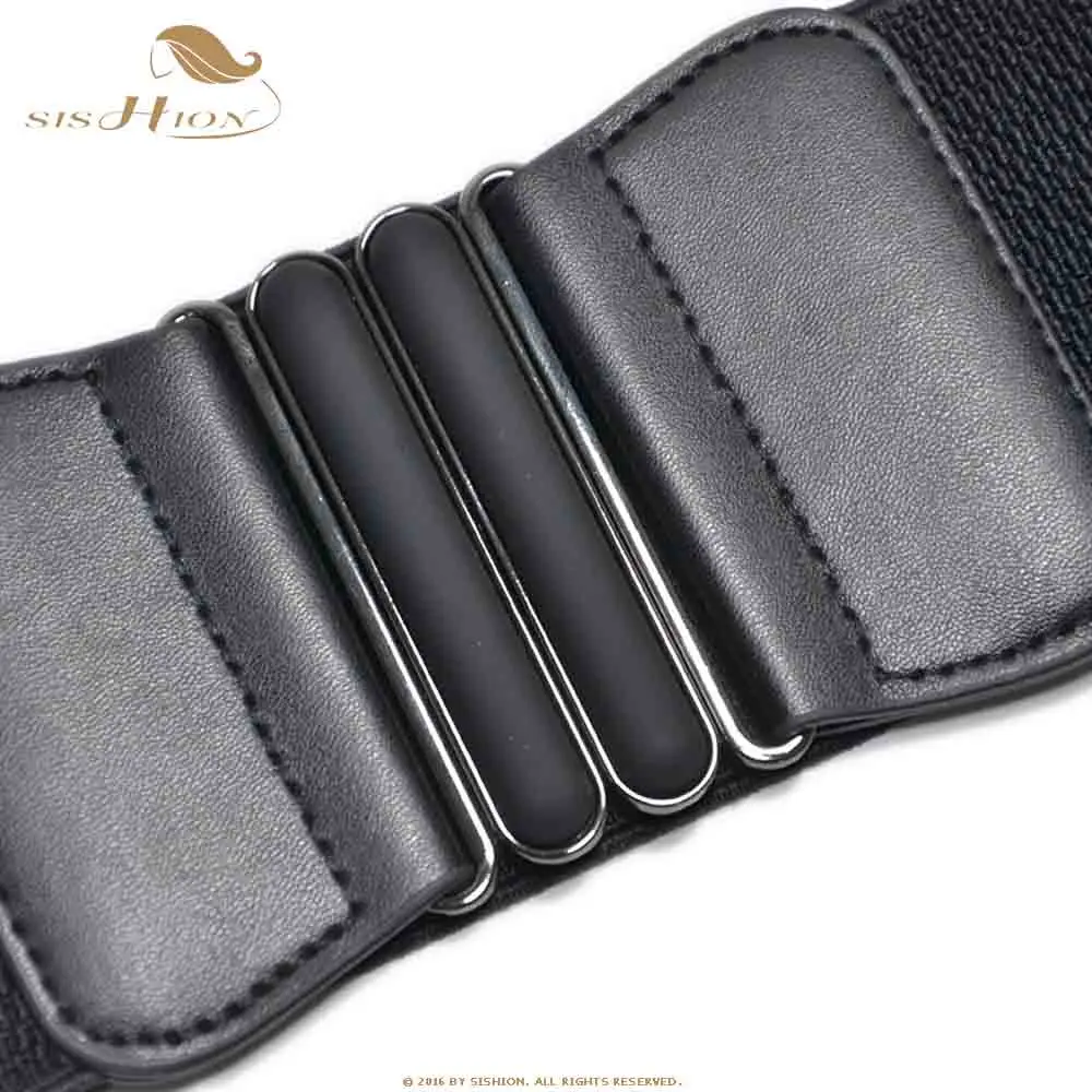 SISHION женский эластичный широкий Корсет Пояс Cincher Пояс VB0059 черный белый красный пояс для женщин 69-96 см