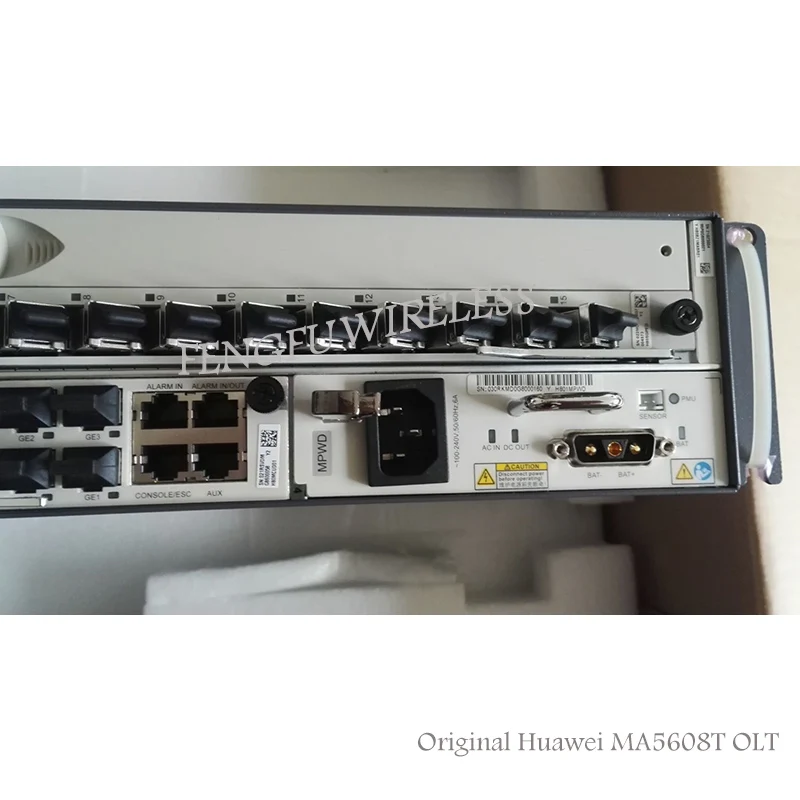 19 дюймов OLT GPON MA5608T DC 1 * MPWC Оптический Терминал MCUD 1G плата управления с 16 портами GPFD