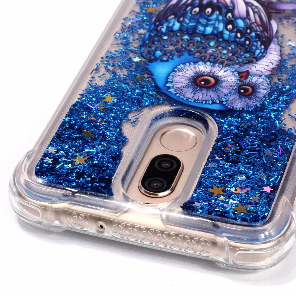 Glitter Liquid Case For Huawei Nova 2i Mate 10 Lite Silicone Back Cover 2 i Honor 9i Phone case for mate10 lite |