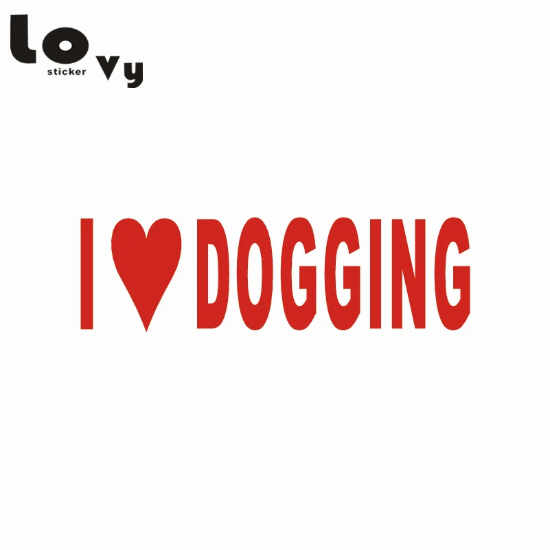 Виниловая декоративная наклейка для автомобиля I LOVE GOGGING | Автомобили и мотоциклы