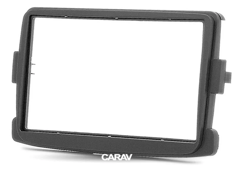 Радио фасции для RENAULT Duster Logan Captur Lodgy DACIA Duster двойной Din Радио DVD стерео CD панель тире крепление CARAV 11-297