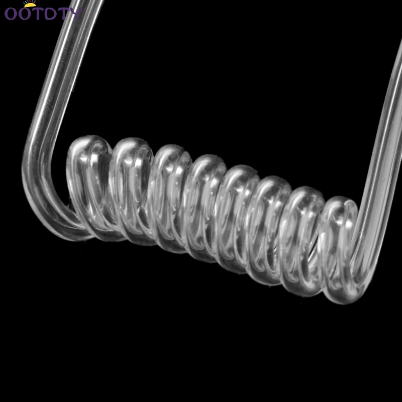 Transparent Coil Acoustic Air Tube Earplug Replacement For Radio Earpiece Headset | Электроника