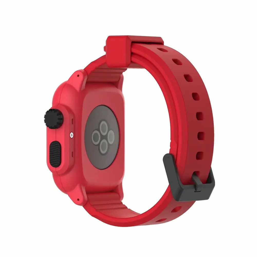 Водонепроницаемый корпус ремешки для часов Apple Watch Series 2/3 42 мм Плавание Серфинг силиконовые водонепроницаемые часы ремешок