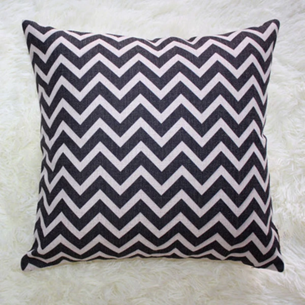 Черный топ с зигзагообразными полосками постельное белье геометрическим узором