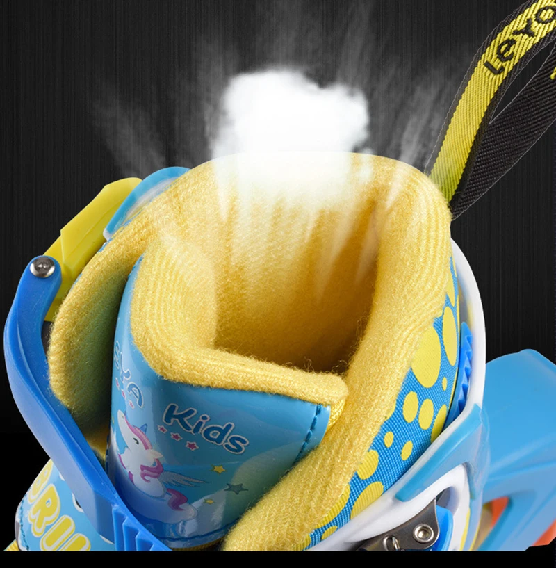 NEW Slalom Sliding Inline Roller Skates Shoes Adjustable Washable Flash Wheels Patines Beginner Kids Children 3-8 Years Old