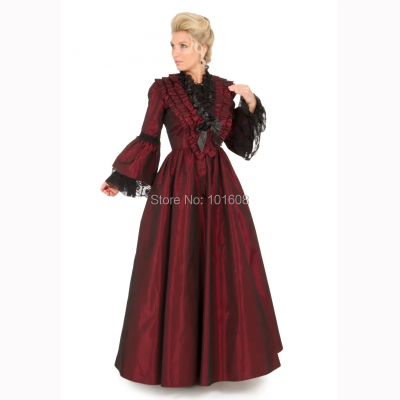 Индивидуальный дизайн! винтажный костюм 19 века викторианские платья Eras Southern Belle