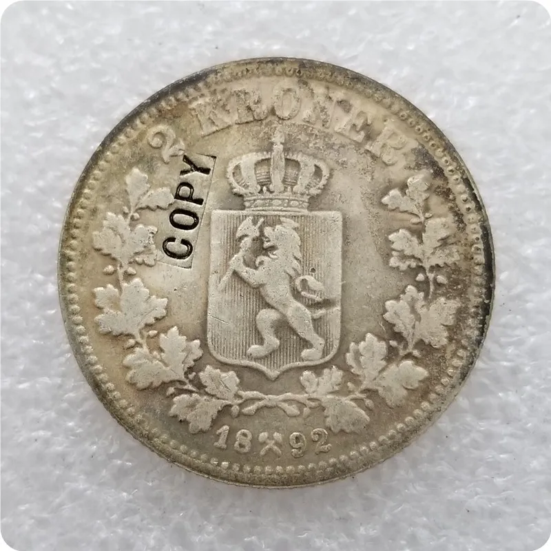 1878-1903 Норвегия 2 kroner-Оскар II копия монет | Дом и сад