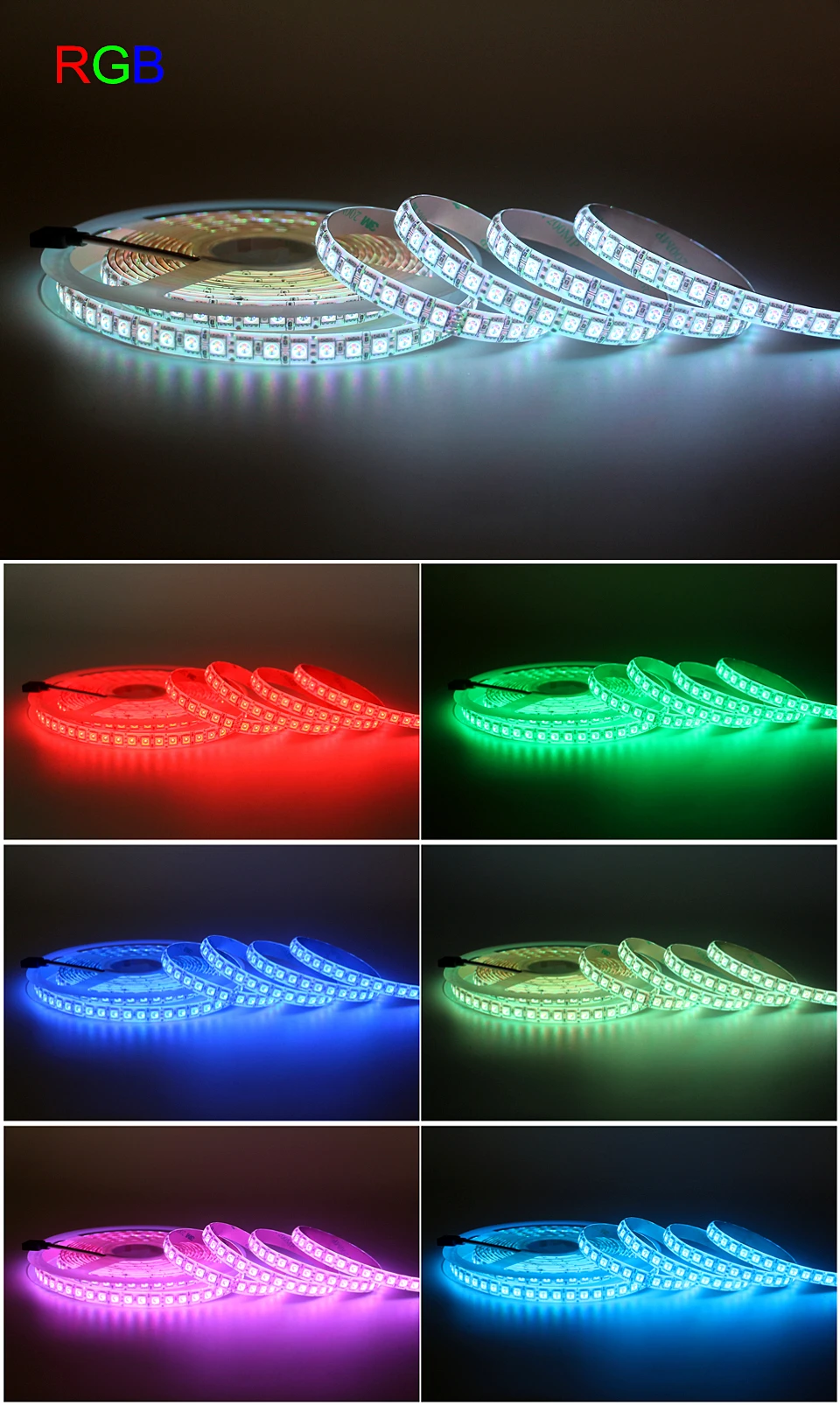 5 м SMD 5050 5054 DC 12 В 60 Светодиодный s/M 120 светодиодный s/m 300 светодиодный s 600 светодиодный s ip20 ip65 Водонепроницаемый белый теплый белый RGB гибкий светодиодный светильник