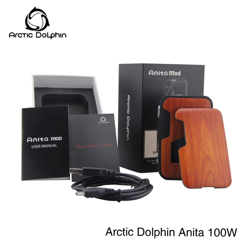 5 шт./лот оригинал Arctic dolphin Anita 100 Вт Squonk BF mod Squonker Bottle OLED экран TC электронная