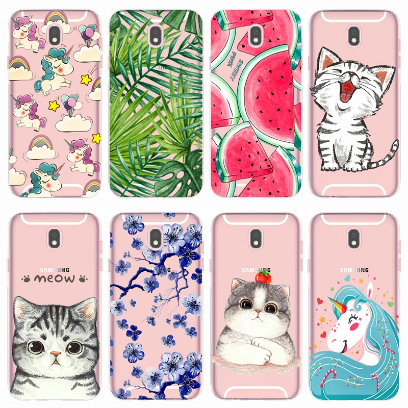 For Samsung Galaxy J7 2017 Case Soft Silicon TPU Phone Back Cover J730F J730 EU Eurasian Version | Мобильные телефоны и
