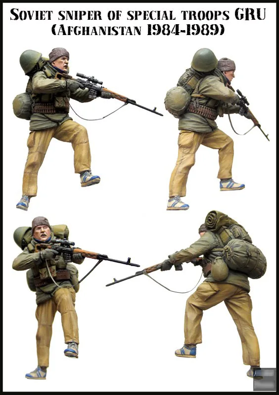 Набор моделей из смолы 1/35 Снайпер Спецназа ГРУ | Игрушки и хобби