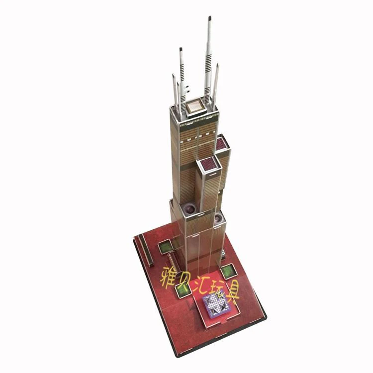 Candice guo 3D головоломка DIY игрушка бумажная модель здания сборная ручная работа игра