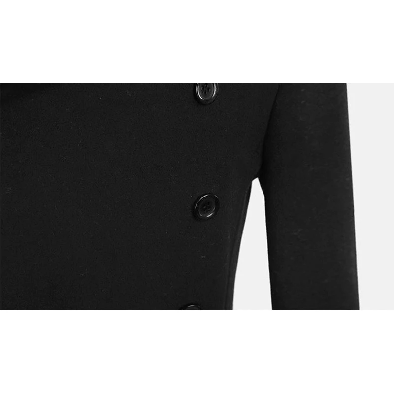 Мужская С Длинным Пальто Шанца Двойной Брестед Куртка мужская Весна Капюшоном