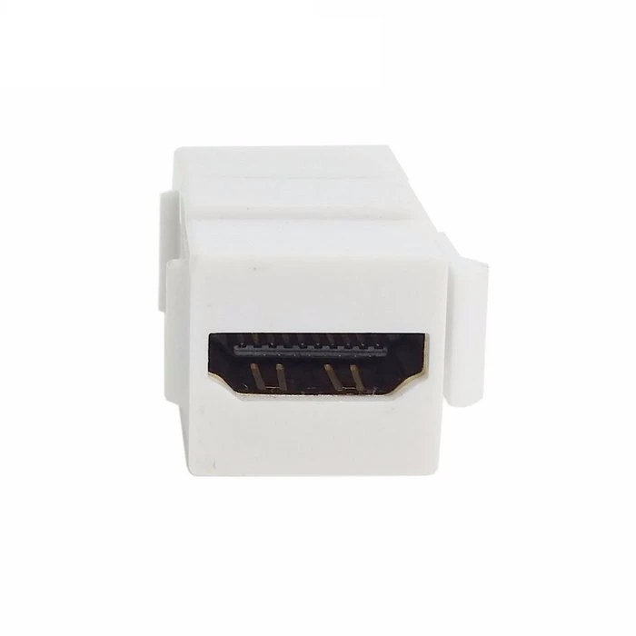 100 шт./лот HDMI совместимый 1 4 защелкивающийся переходник мама F/F Keystone Jack Adapter для