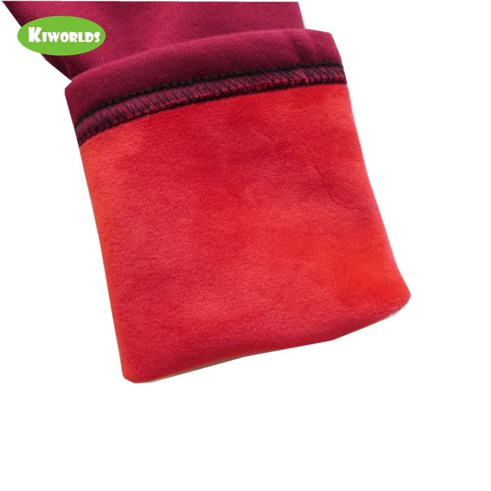 Зимние хлопковые детские штаны высокого качества красного и серого цвета для