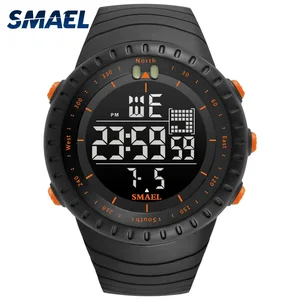 smael brand new hot sport watch 50 meters waterproof watch men chronograph auto date multifunction relogio masculino erkek 1237 free global shipping