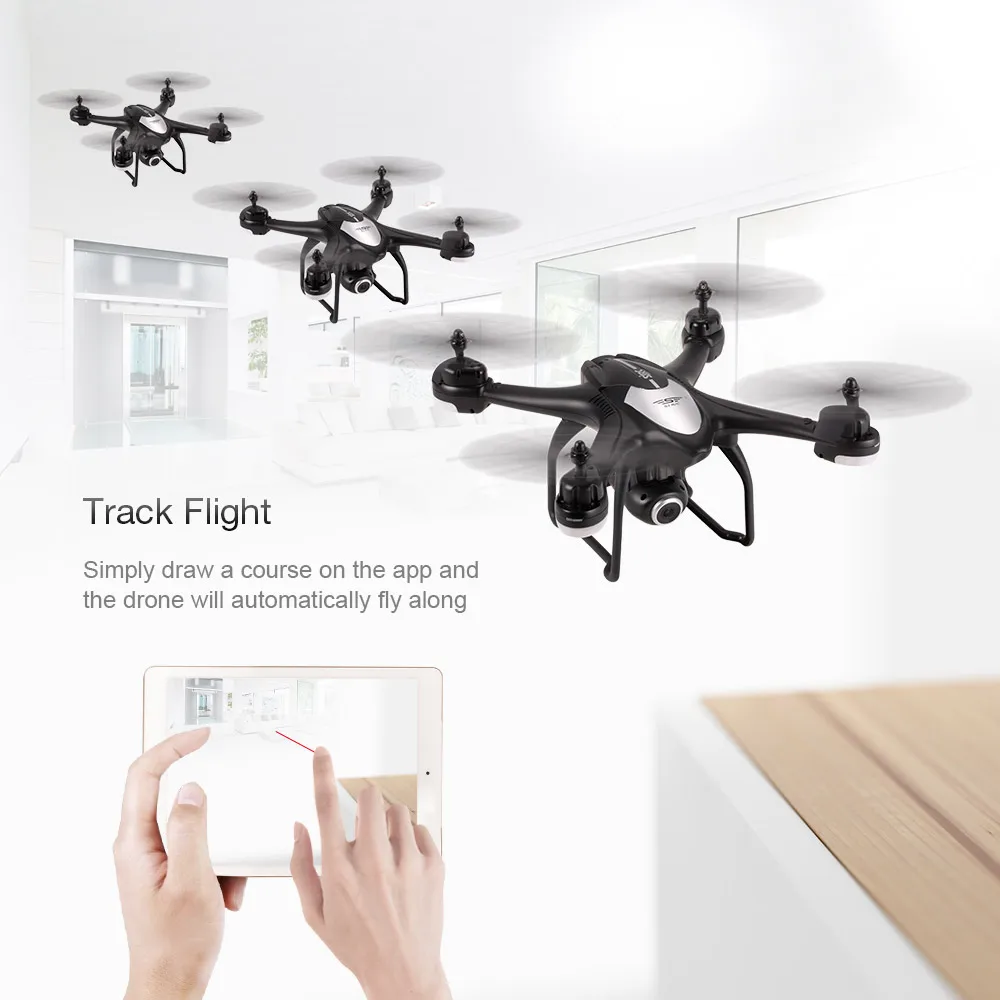 S30W 2 4G 720 P 1080 камера Квадрокоптер WiFi fpv RC селфи Дрон GPS позиционирование один ключ
