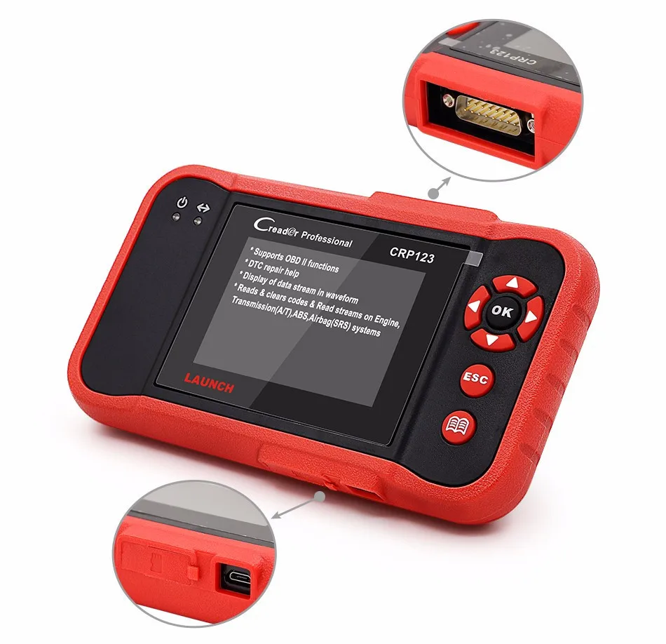 LAUNCH Creader Professional CRP123 Автомобильный сканер для считывания кода как 7 +|creader crp123|creader