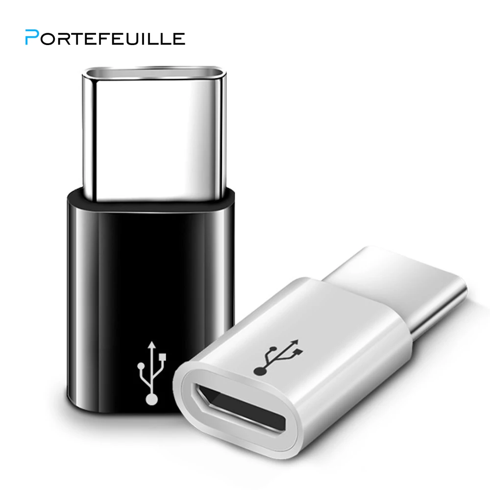 Класс Люкс-c адаптер micro usb к type-C для huawei type c Конвертер оригинальный samsung type-c кабель