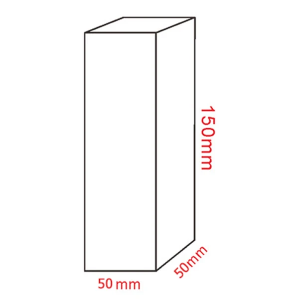 5x5x15cm Прозрачный акриловый квадратный лист штамповка блок Косметика Дисплей Стенд Pad фотографии реквизит украшения кольца держатель для ожерелья - Цвет: 5x5x15cm