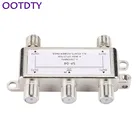 4-канальный HD цифровой сплиттер Coax для кабеля 5-2400 МГц, 4-канальный спутниковыйантенный ТВ-сигнал, распределительный приемник для SATVCATV