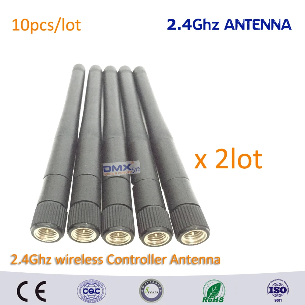 Vip Цена 10 шт./лот 2 4 ГГц мини WiFi Беспроводная dmx512 антенна контроллера для