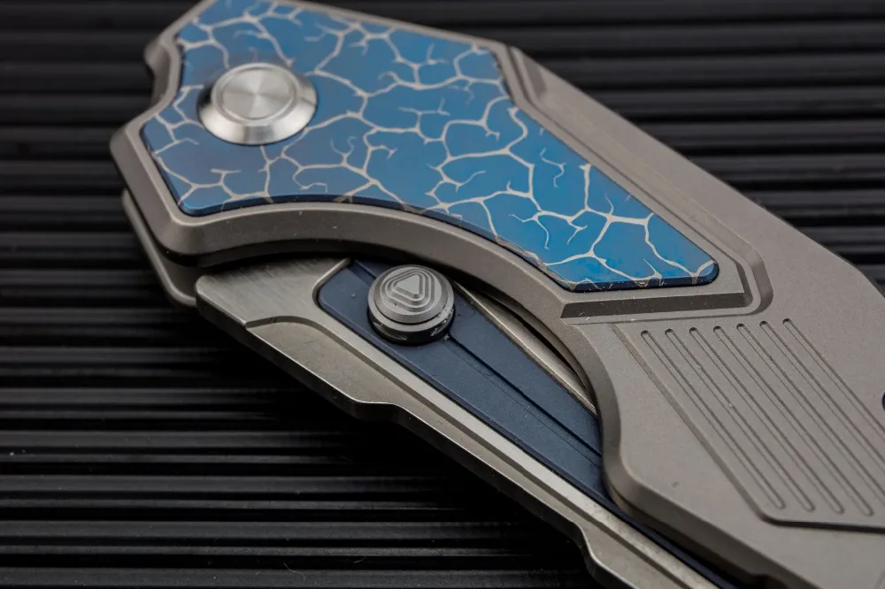 Maxace Zerg складной нож M390 лезвие титановая вставка
