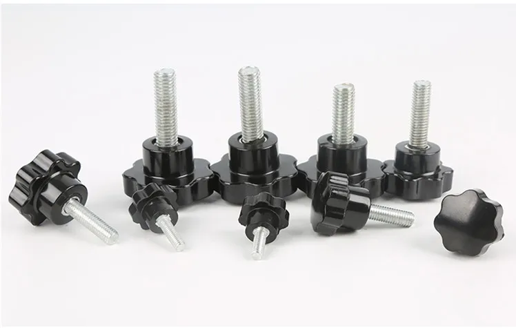 4 шт. M6 Seven stars Torx декоративная пластиковая головка ручные винты затягивающая