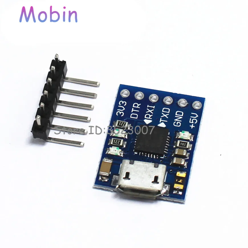 50 шт./лот CP2102 USB в Модуль UART TTL 6-Контактный последовательный преобразователь STC