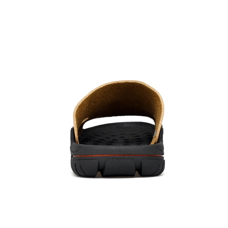 Шлепанцы TOSJC мужские на плоской подошве повседневные сандалии Нескользящие для