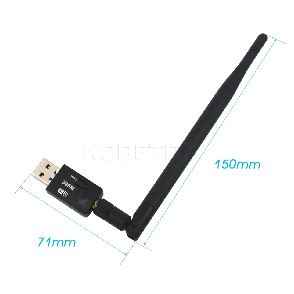 Kebidu мини беспроводной USB WiFi адаптер lan Карта высокая скорость 300 Мбит/с внешней