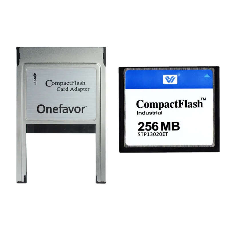 10PCS/LOT 128MB 256MB 512MB 1GB 2GB 4GB Compact Flash Card Industrial CF Memory card With PCMCIA adapter Type II & Type I